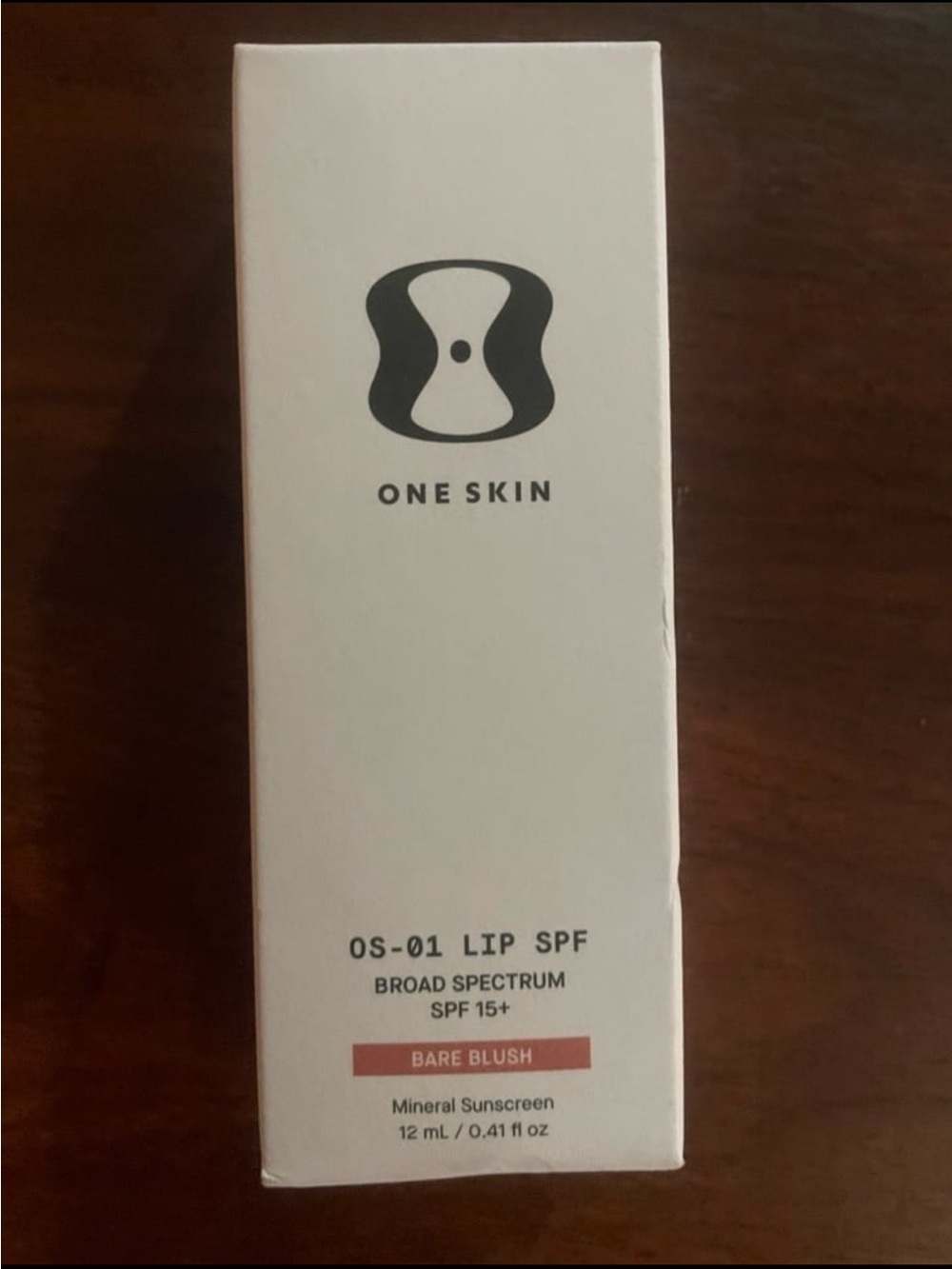 One Skin bare blush lip spf new